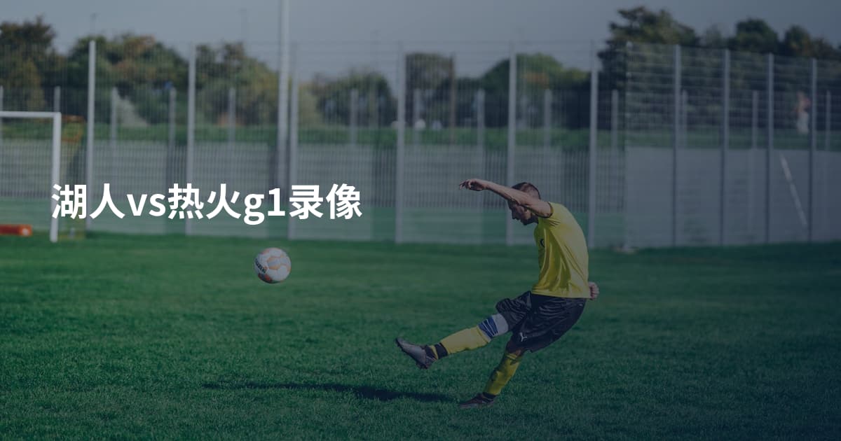 湖人vs热火g1录像