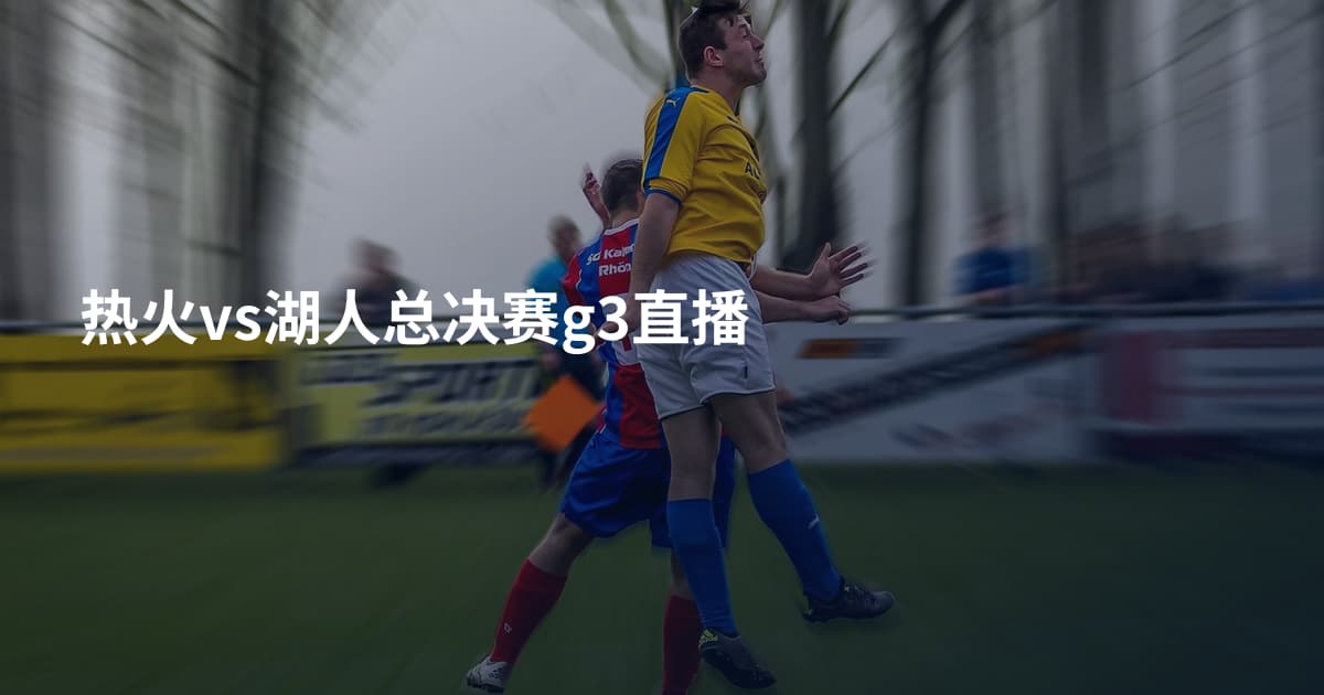 热火vs湖人总决赛g3直播