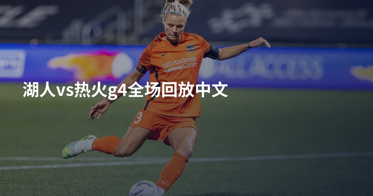 湖人vs热火g4全场回放中文