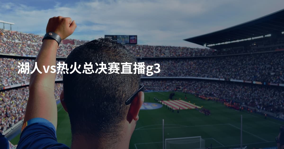 湖人vs热火总决赛直播g3
