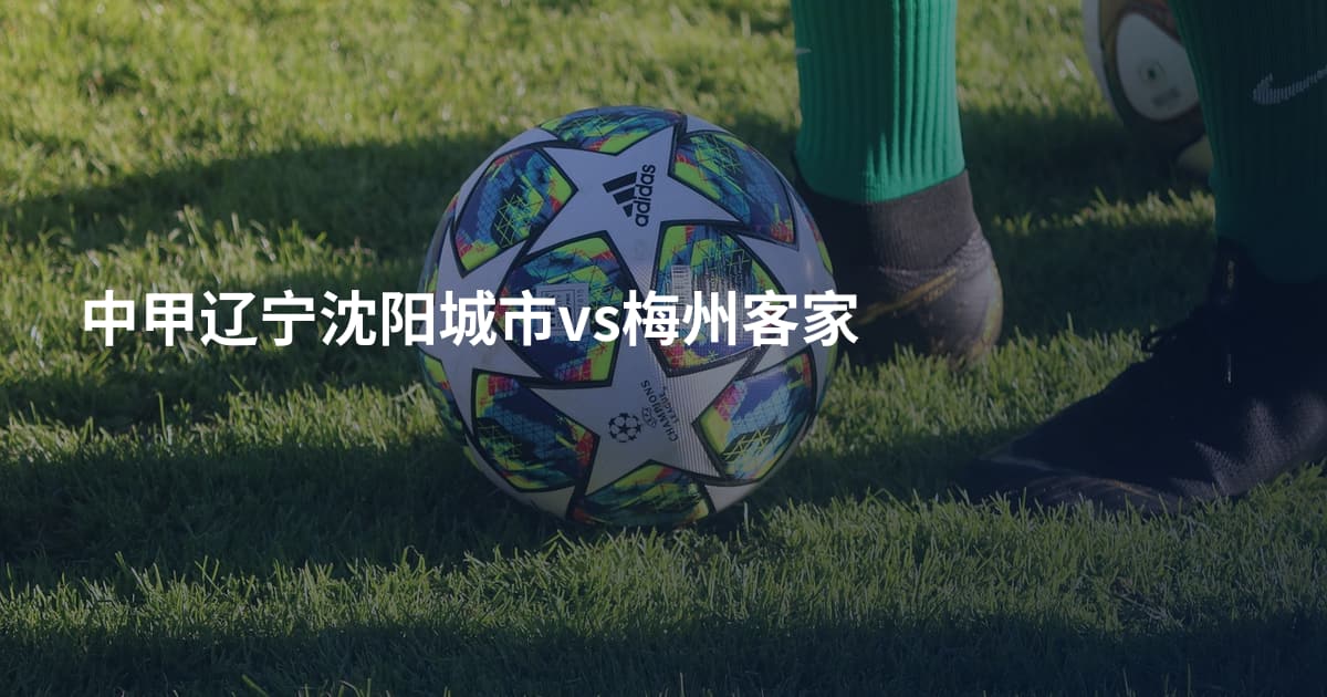 中甲辽宁沈阳城市vs梅州客家