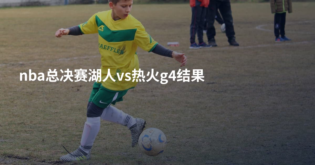 nba总决赛湖人vs热火g4结果