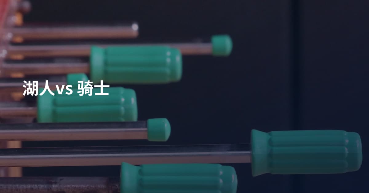 湖人vs 骑士