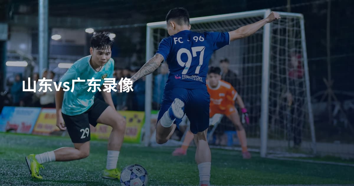 山东vs广东录像