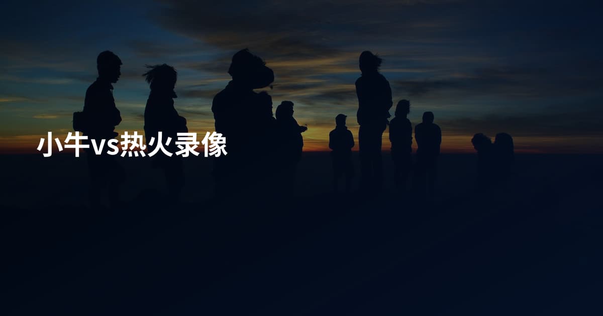 小牛vs热火录像