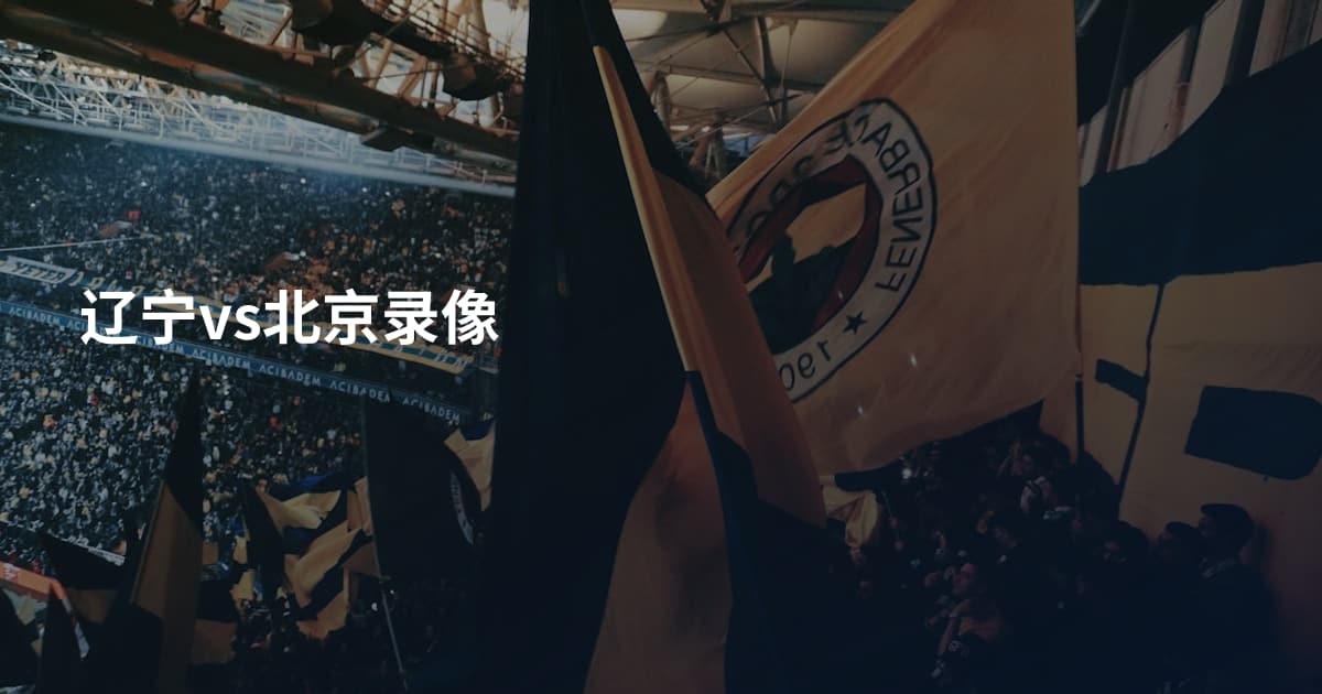 辽宁vs北京录像