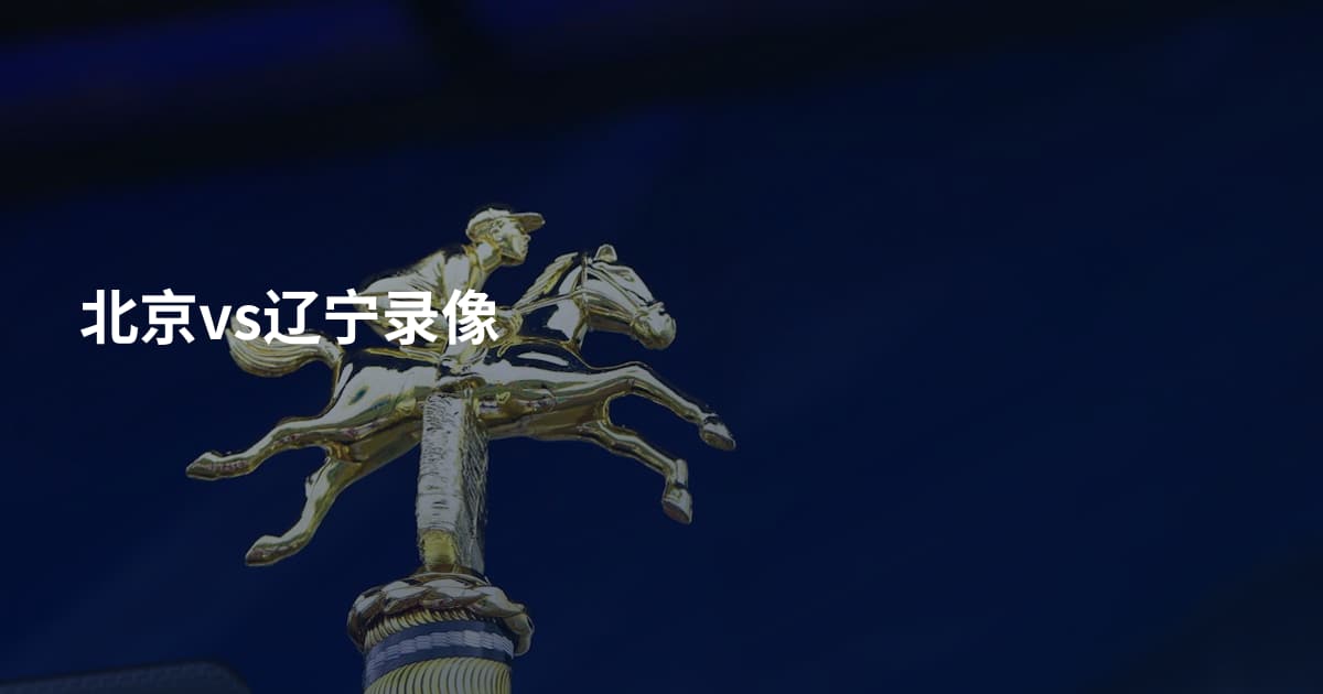 北京vs辽宁录像