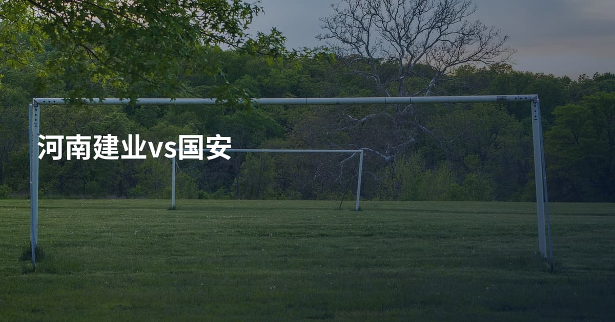 河南建业vs国安