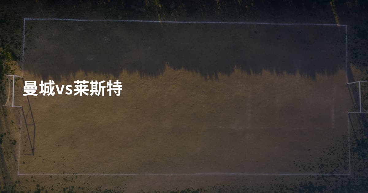 曼城vs莱斯特