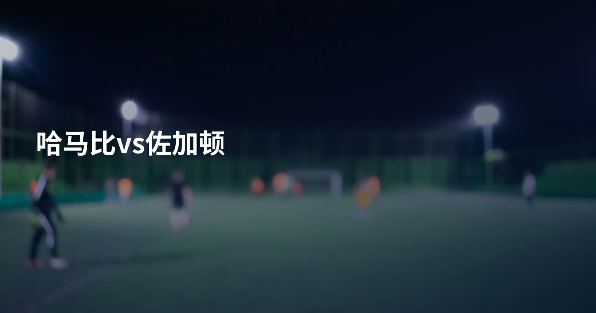 哈马比vs佐加顿
