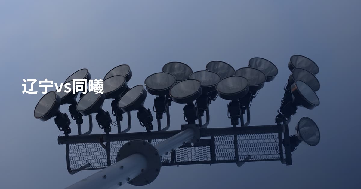 辽宁vs同曦
