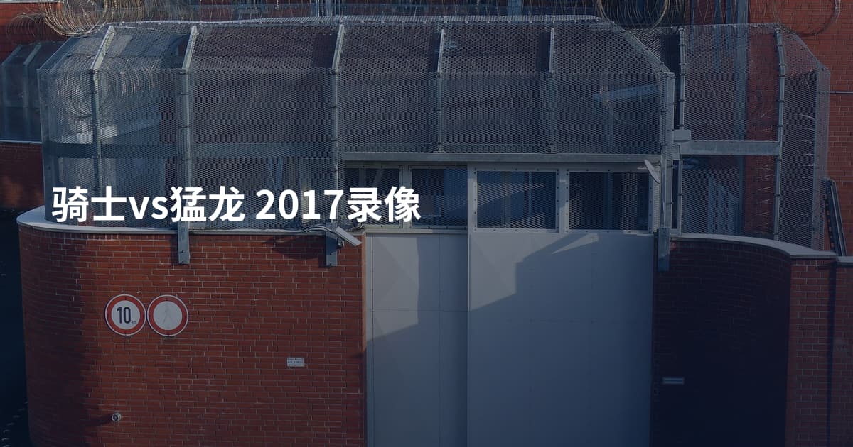 骑士vs猛龙 2017录像
