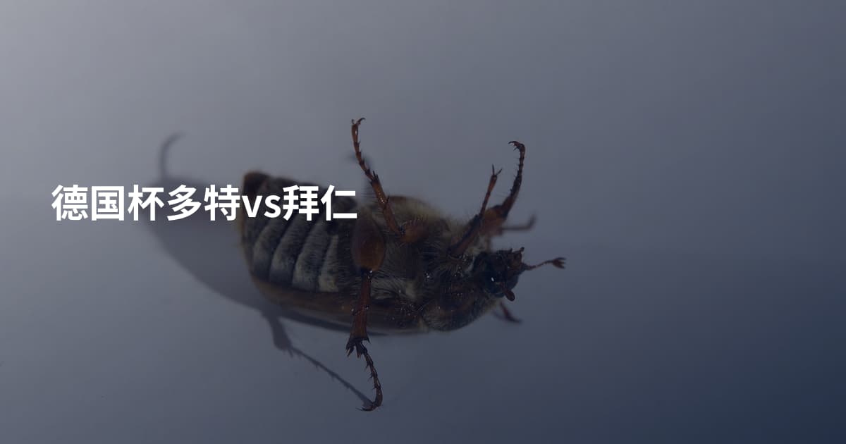 德国杯多特vs拜仁