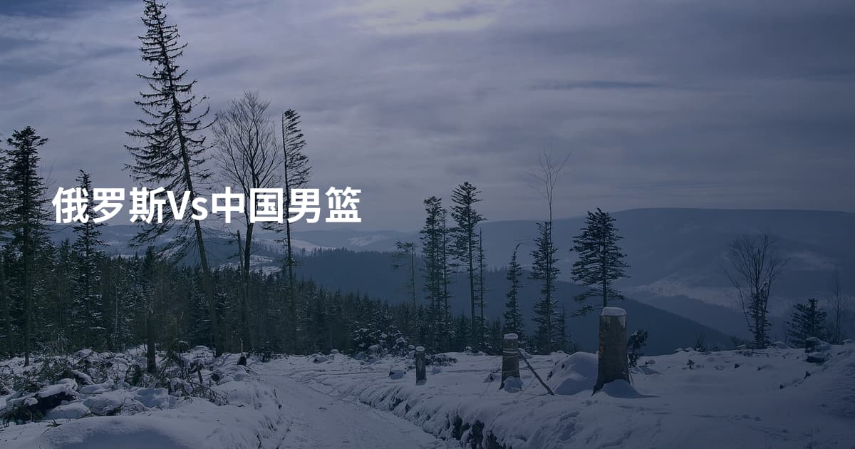 俄罗斯Vs中国男篮