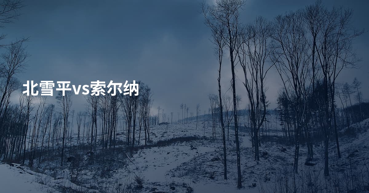 北雪平vs索尔纳