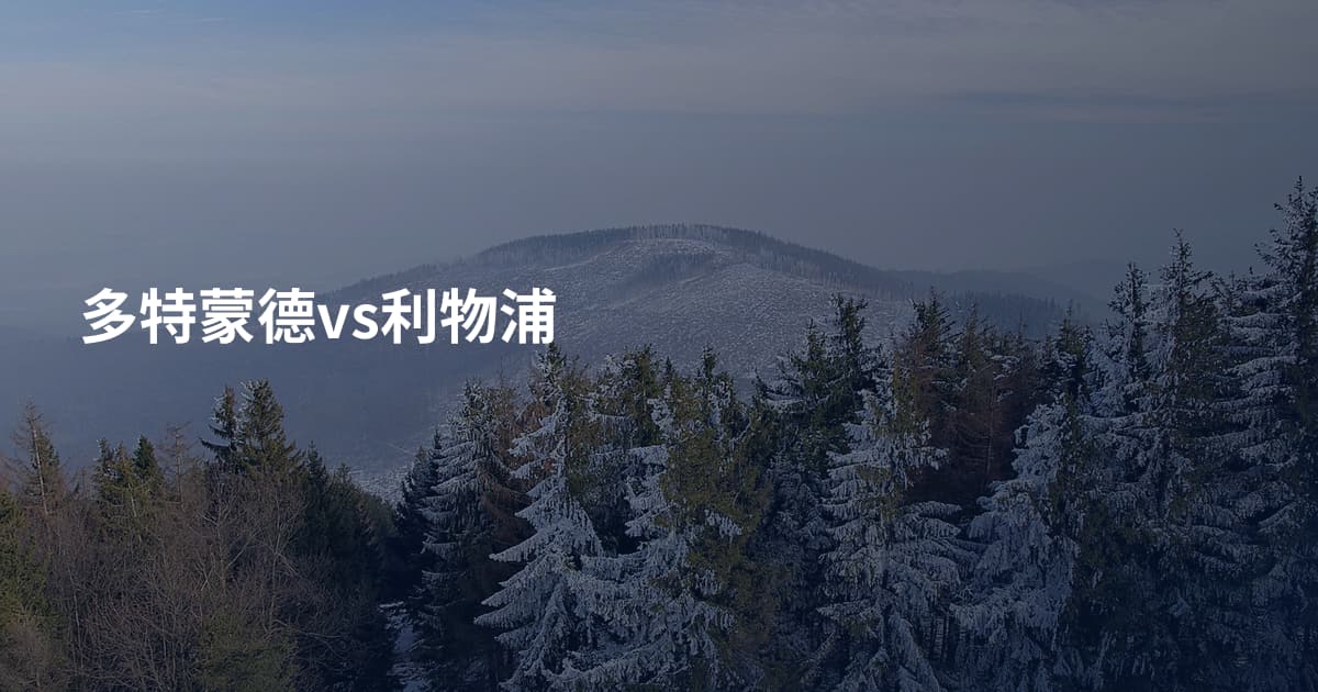 多特蒙德vs利物浦