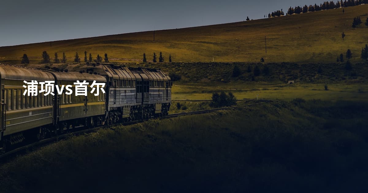 浦项vs首尔