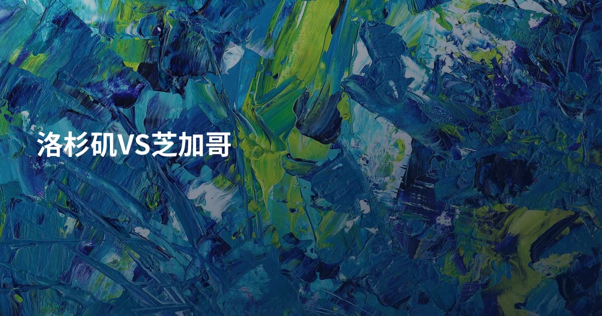 洛杉矶VS芝加哥