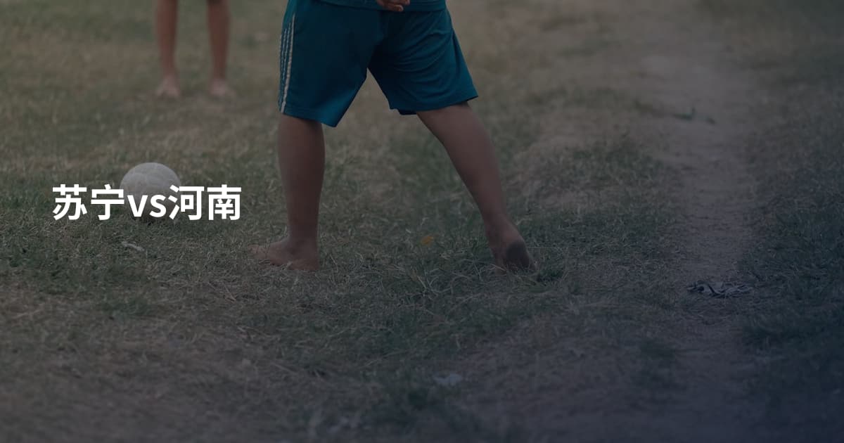 苏宁vs河南