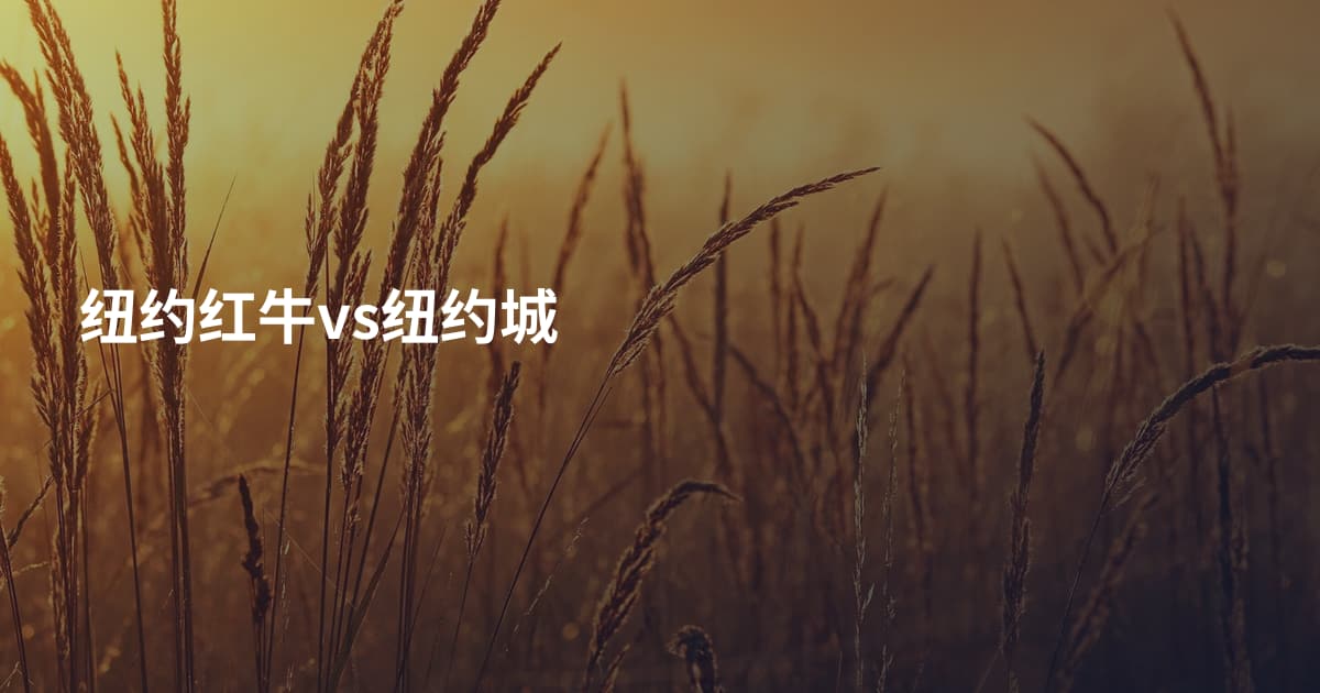 纽约红牛vs纽约城