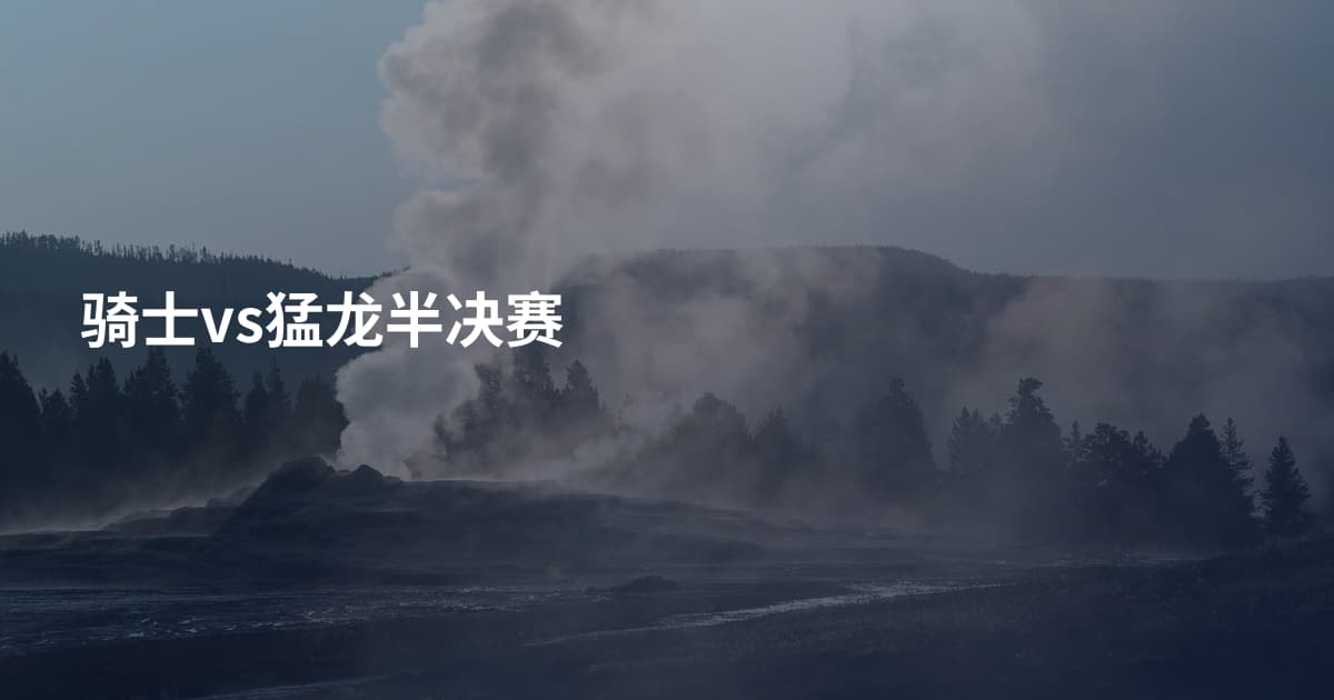 骑士vs猛龙半决赛
