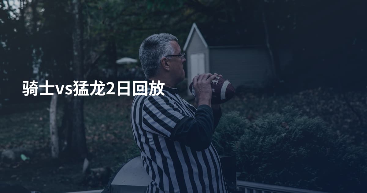 骑士vs猛龙2日回放