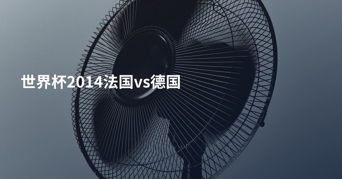 世界杯2014法国vs德国