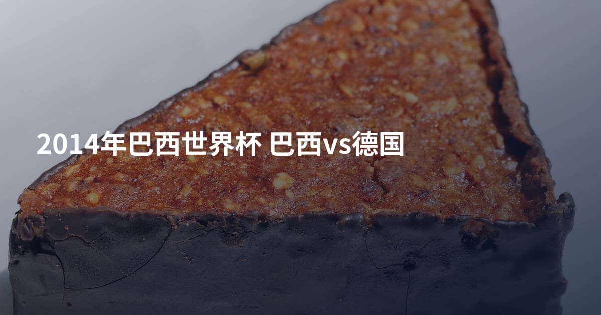 2014年巴西世界杯 巴西vs德国