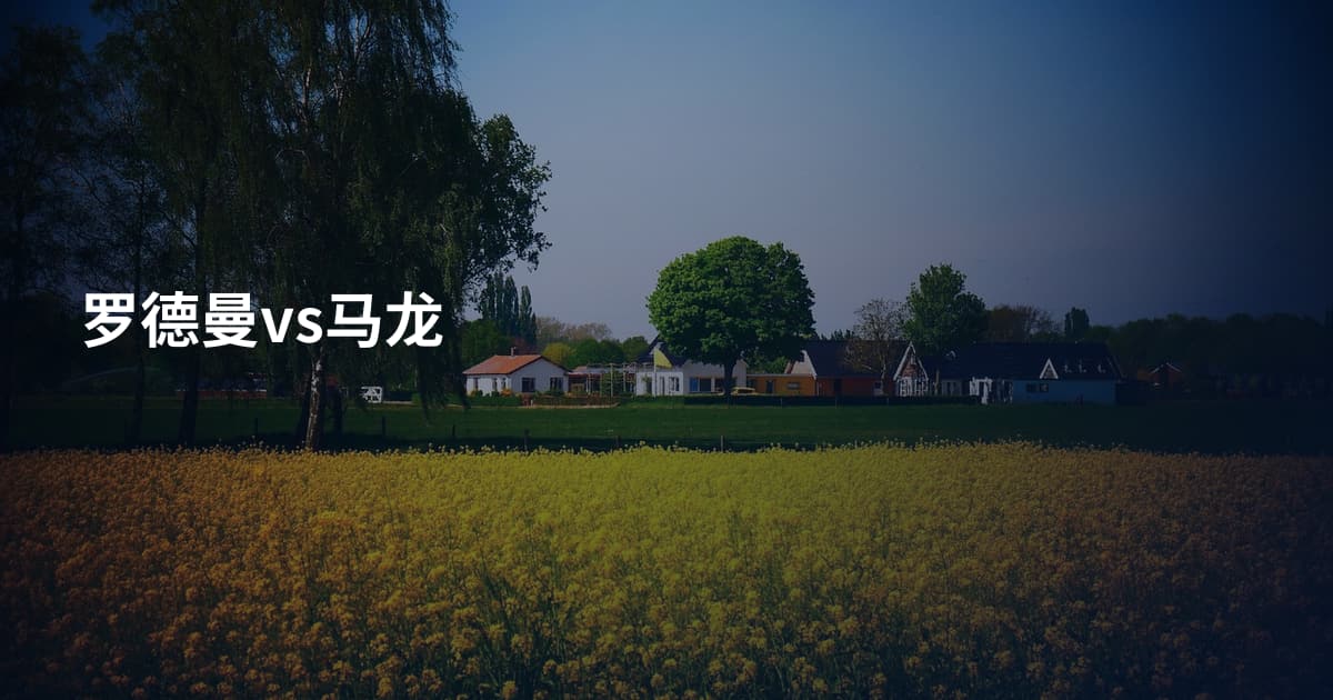 罗德曼vs马龙