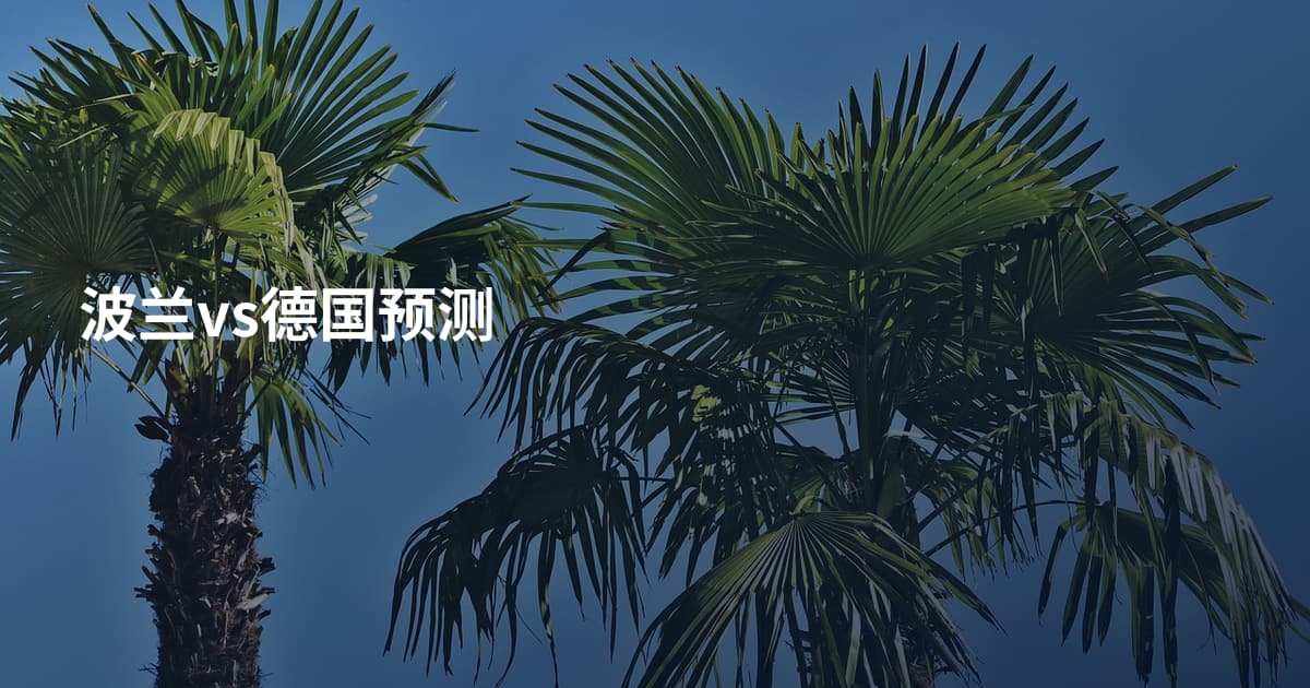 波兰vs德国预测