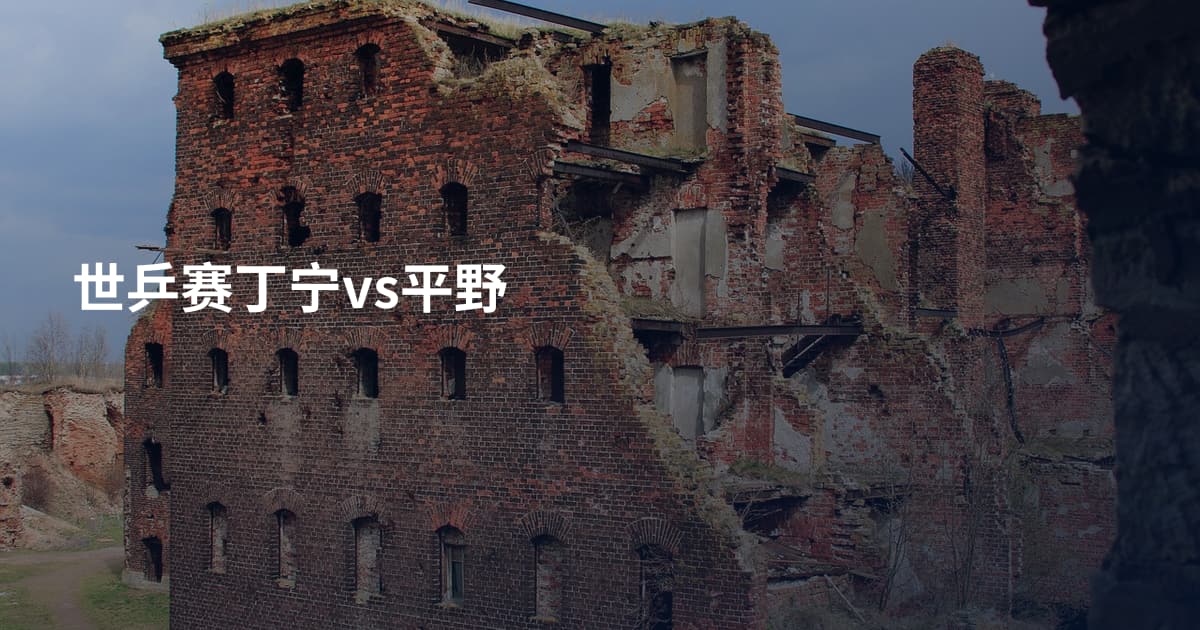 世乒赛丁宁vs平野