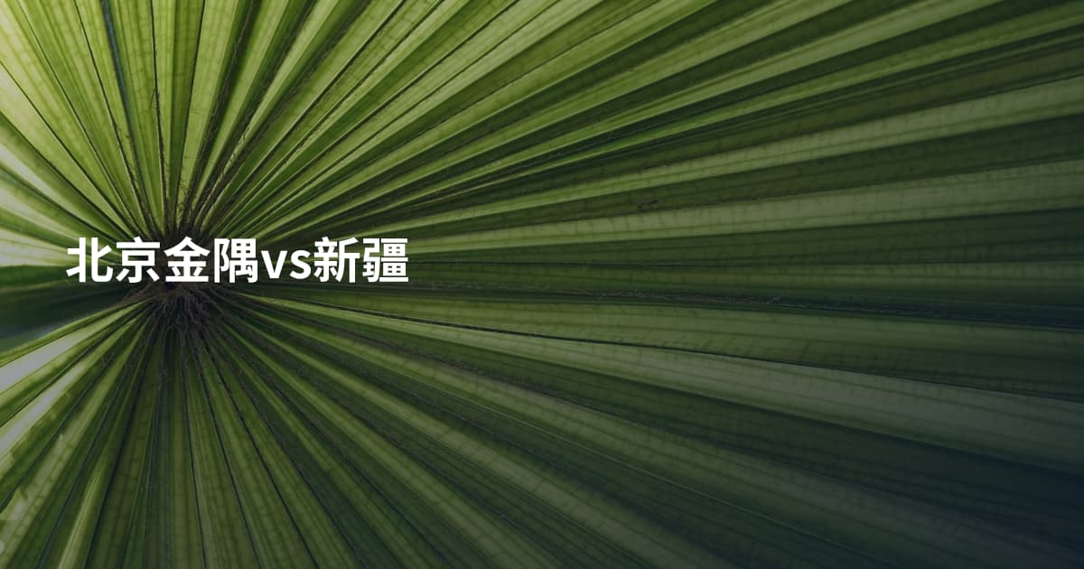 北京金隅vs新疆