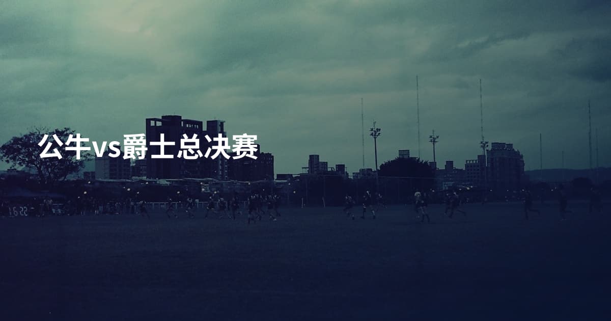公牛vs爵士总决赛