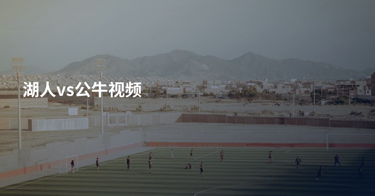 湖人vs公牛视频