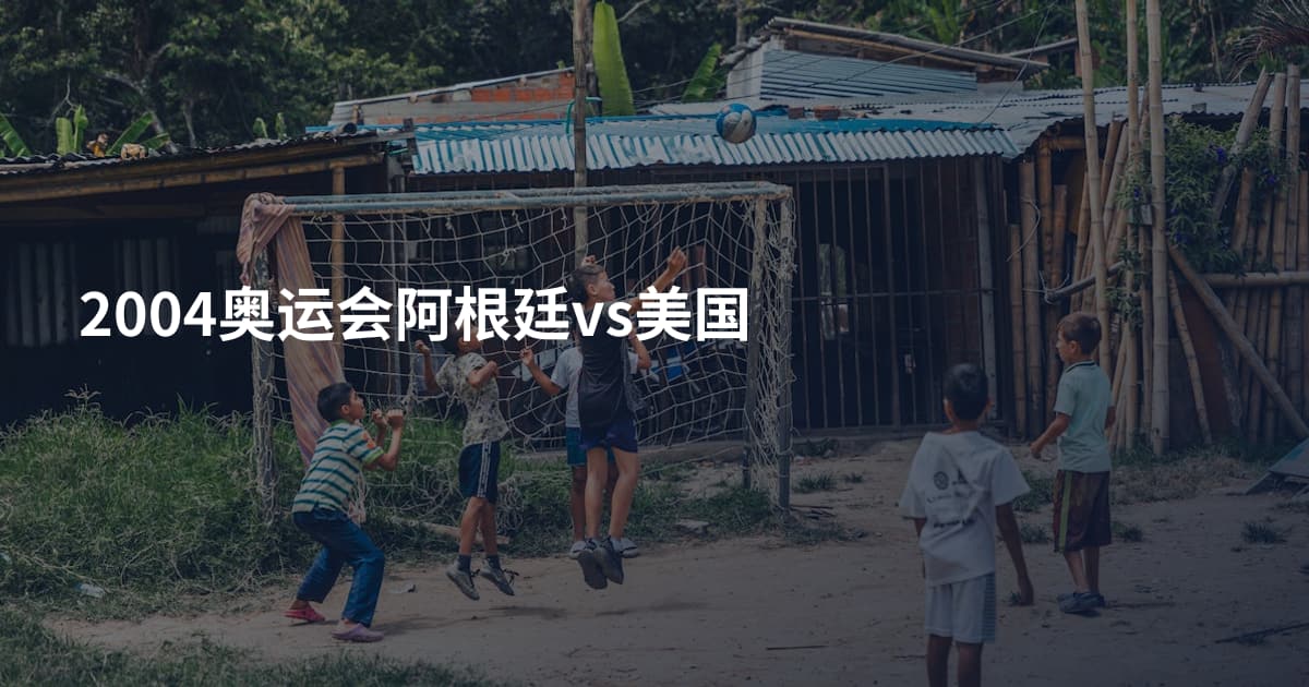 2004奥运会阿根廷vs美国