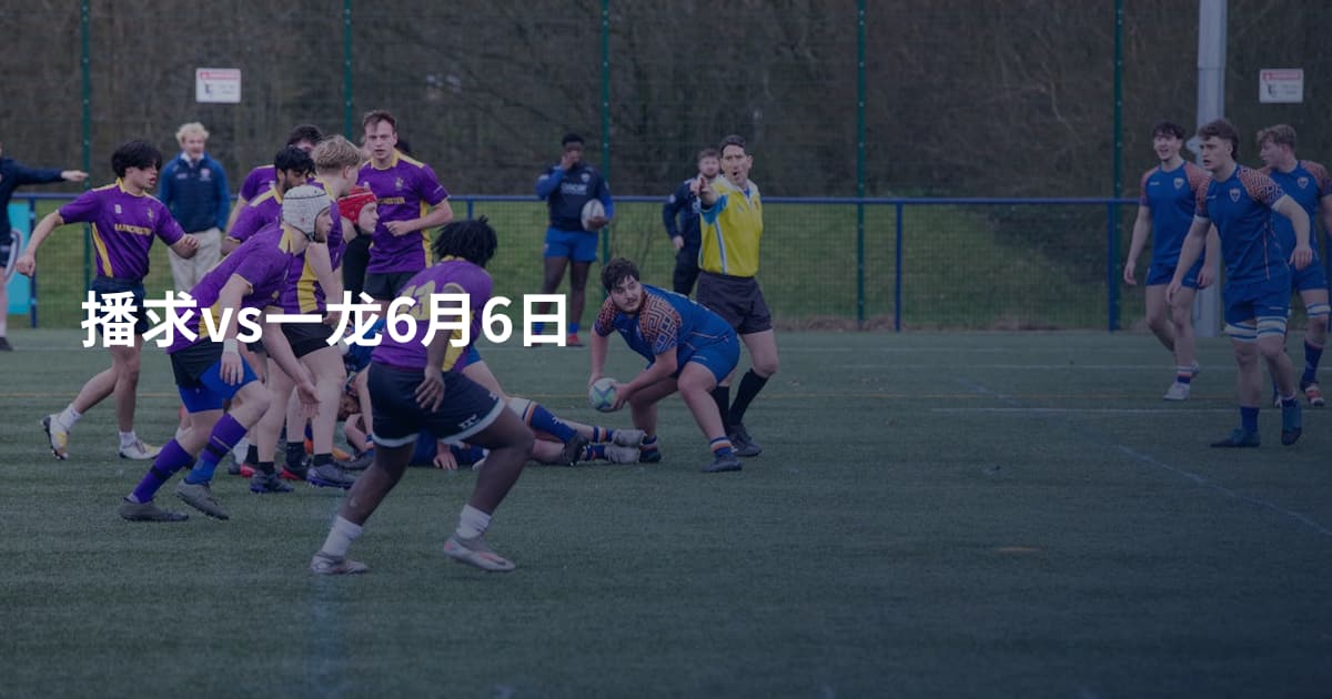 播求vs一龙6月6日