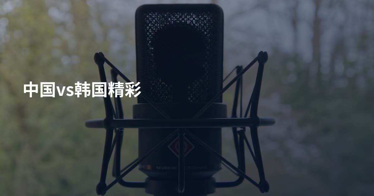 中国vs韩国精彩