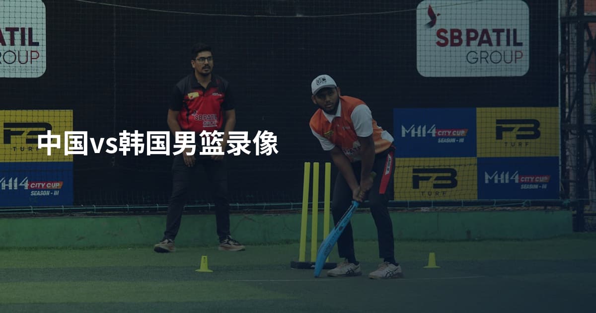 中国vs韩国男篮录像