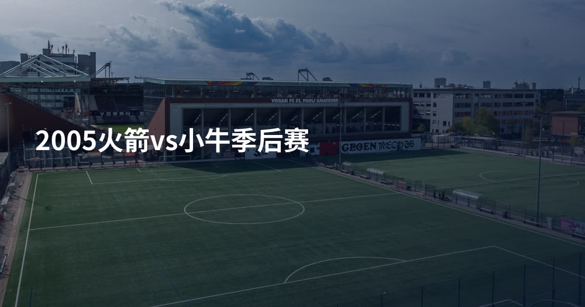 2005火箭vs小牛季后赛