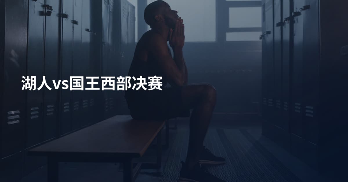 湖人vs国王西部决赛