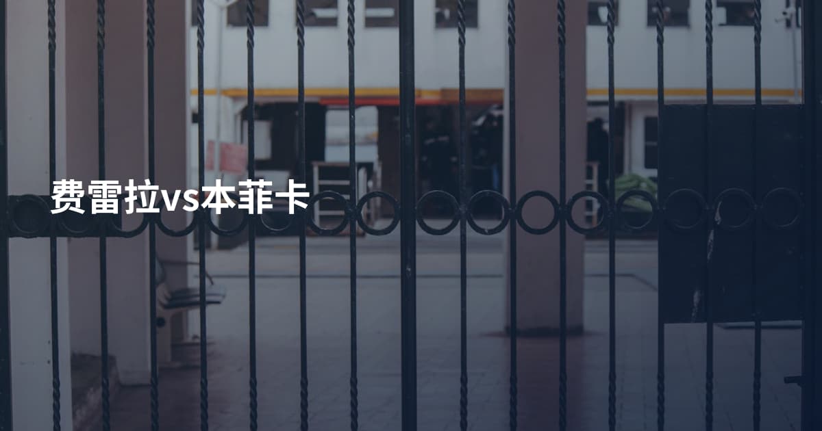 费雷拉vs本菲卡