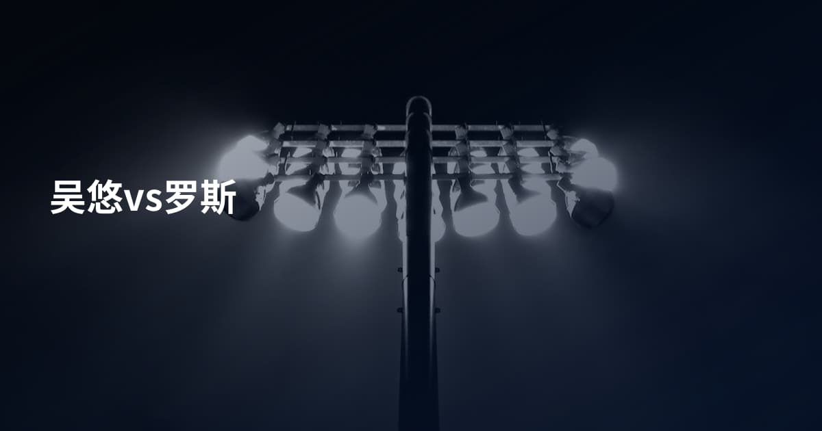 吴悠vs罗斯