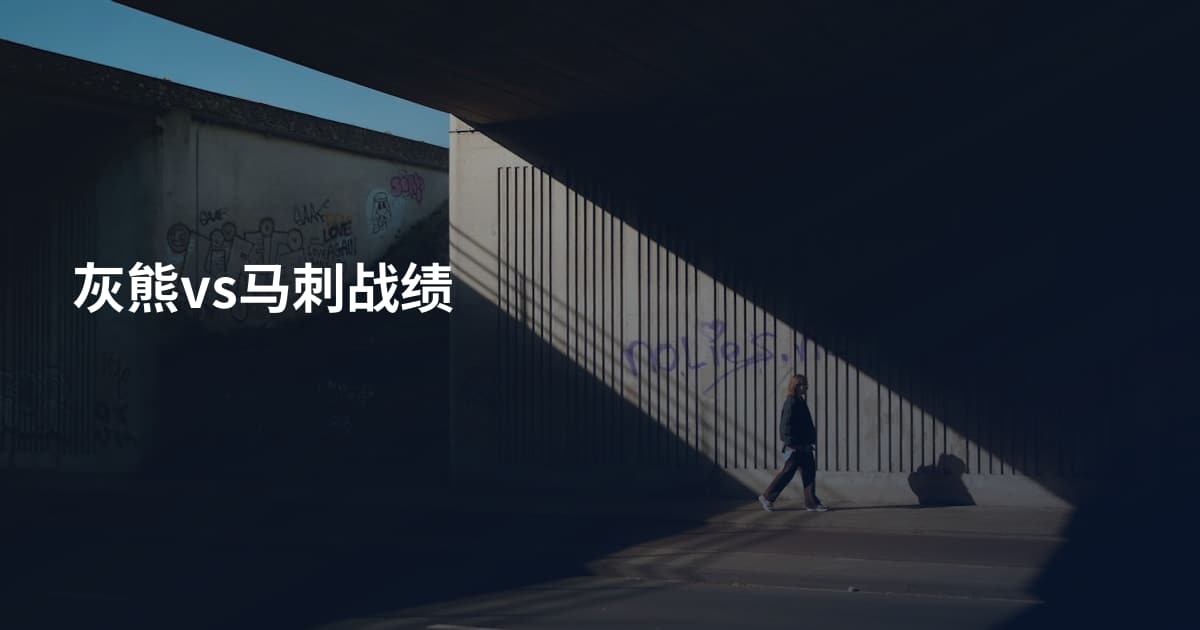 灰熊vs马刺战绩