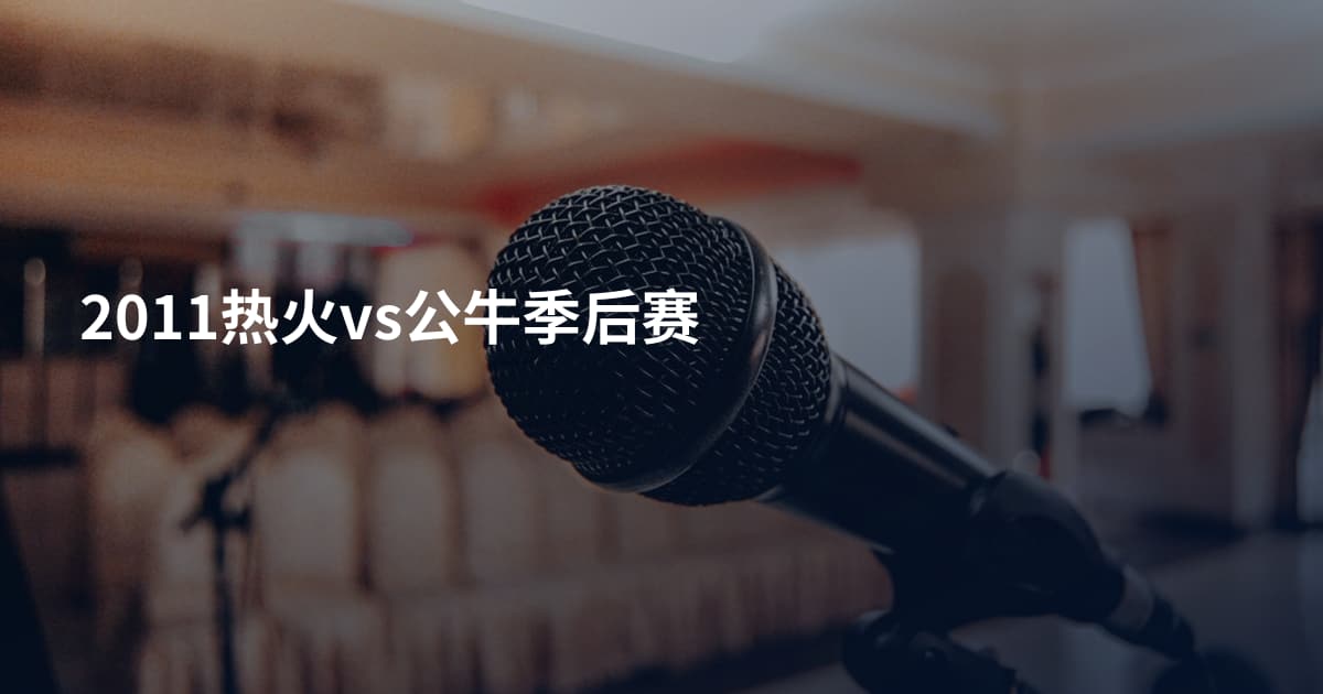 2011热火vs公牛季后赛