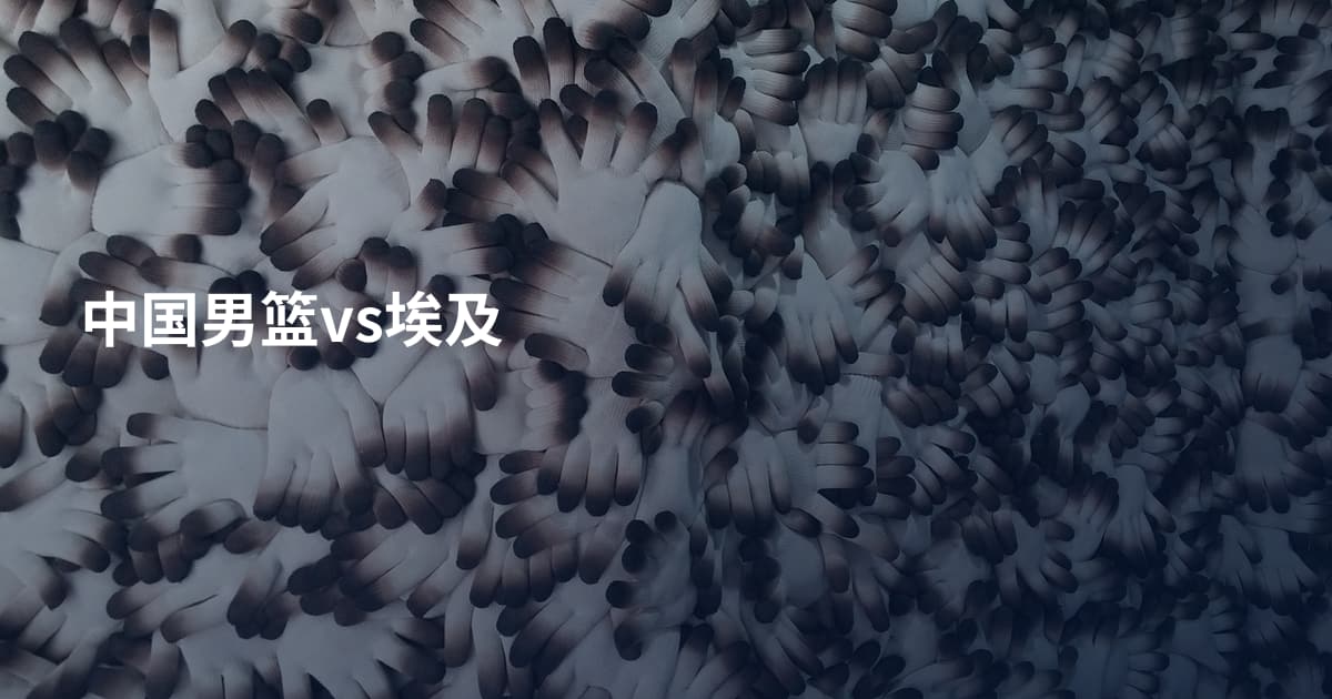 中国男篮vs埃及