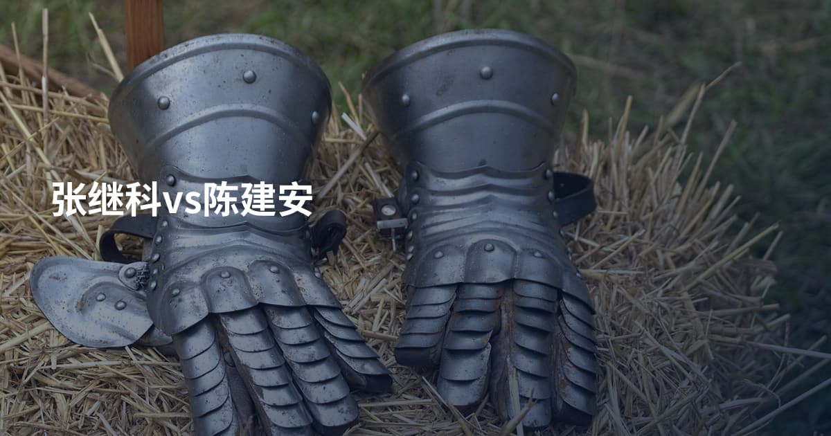 张继科vs陈建安