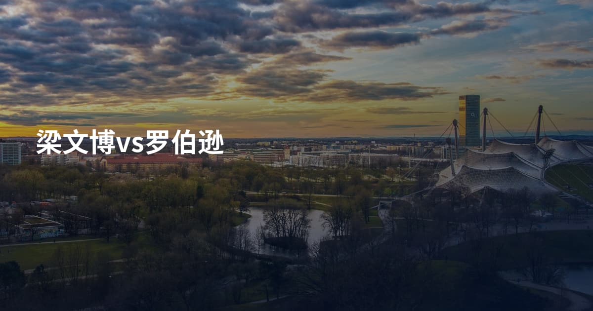 梁文博vs罗伯逊