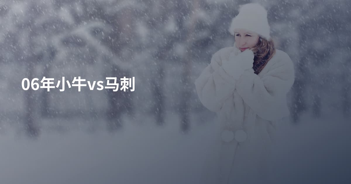 06年小牛vs马刺