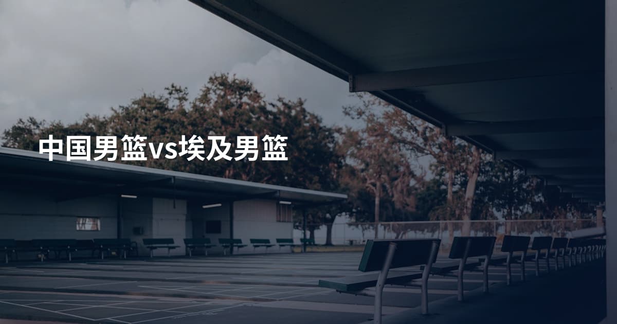 中国男篮vs埃及男篮