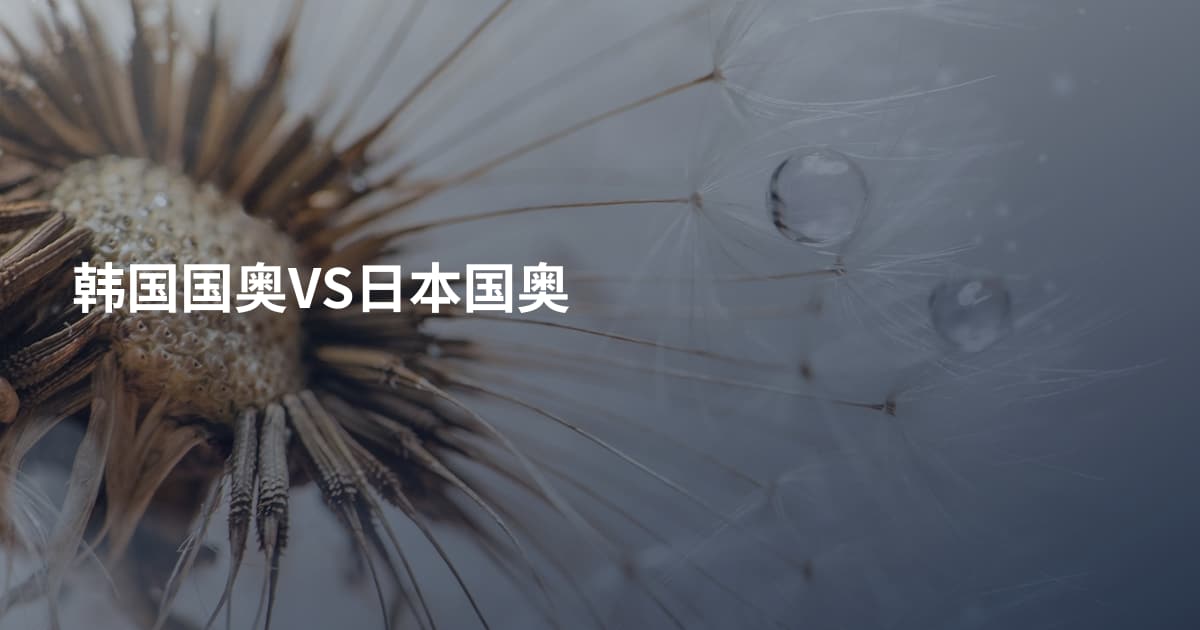 韩国国奥VS日本国奥